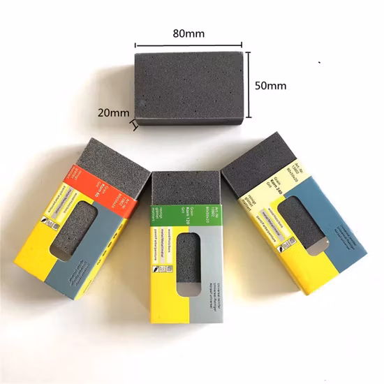 Bloque de pulido manual multifuncional 80X50X20mm Piedra de afilar de carburo de silicio 120 # Pulido de metales