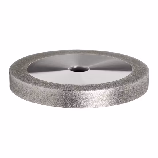 Herramientas de molienda con forma de plato de molienda superior de cara unida con resina Muela abrasiva de diamante para herramientas de carpintería