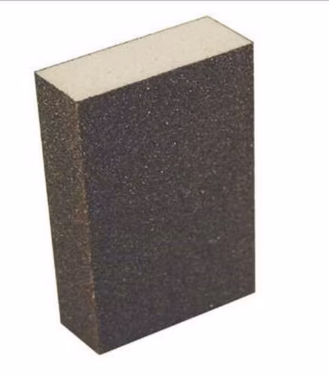 Lijado manual de esponja abrasiva de óxido de aluminio de alta densidad de 100X70X25 mm